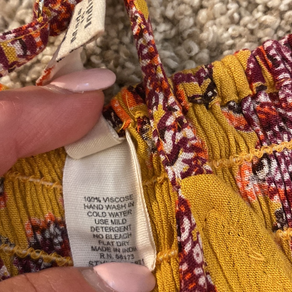 RAGA Floral Boho Smocked Mini Sundress - Picture 12 of 13